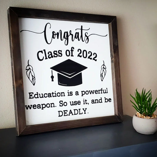 Class of 2022 sign