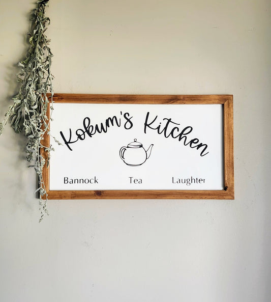 Kokum's Kitchen sign